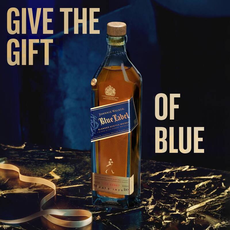 Whisky Escocês Johnnie Walker Blue Label 750ml Com Caixa - Whisky